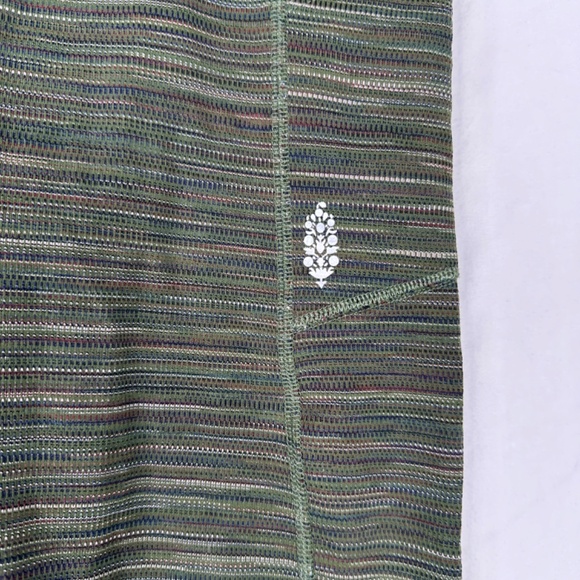 Free People Roll Out Yoga Legging Green Size Small - Picture 6 of 9